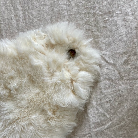 Real rabbit fur wrap / shawl - Picture 3 of 8